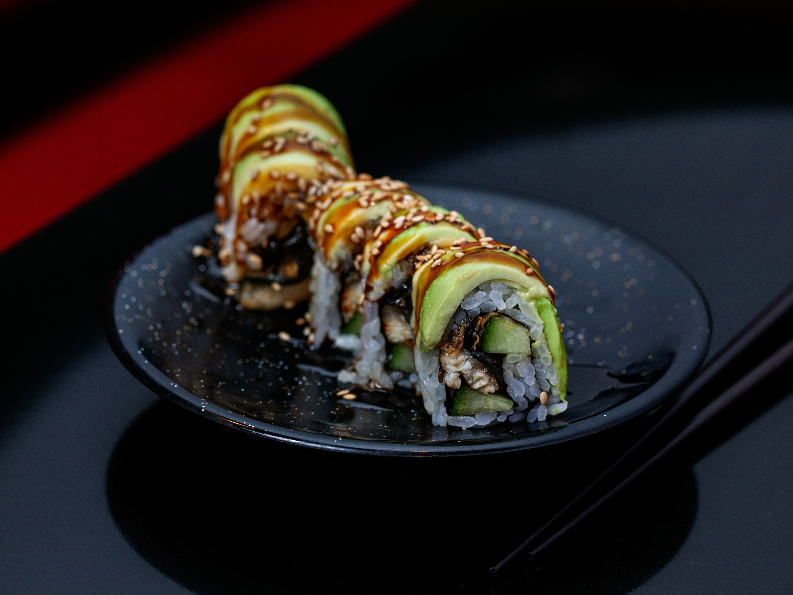 Order Caterpillar Roll food online from Sushi Ohana store, Portland on bringmethat.com