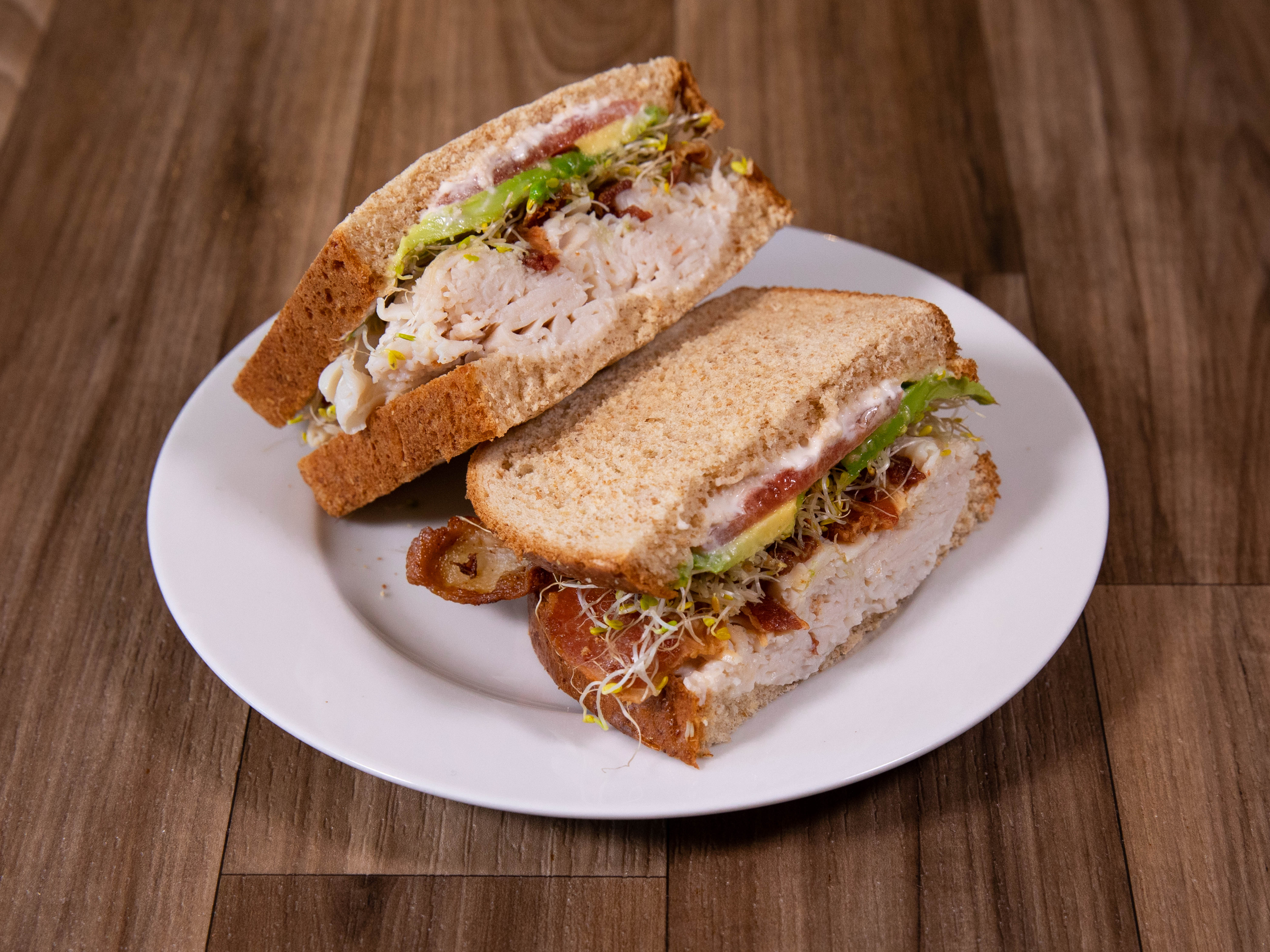 Order 62. Turkey, Bacon, Sprouts and Avocado Sandwich food online from What A Sub store, Phoenix on bringmethat.com