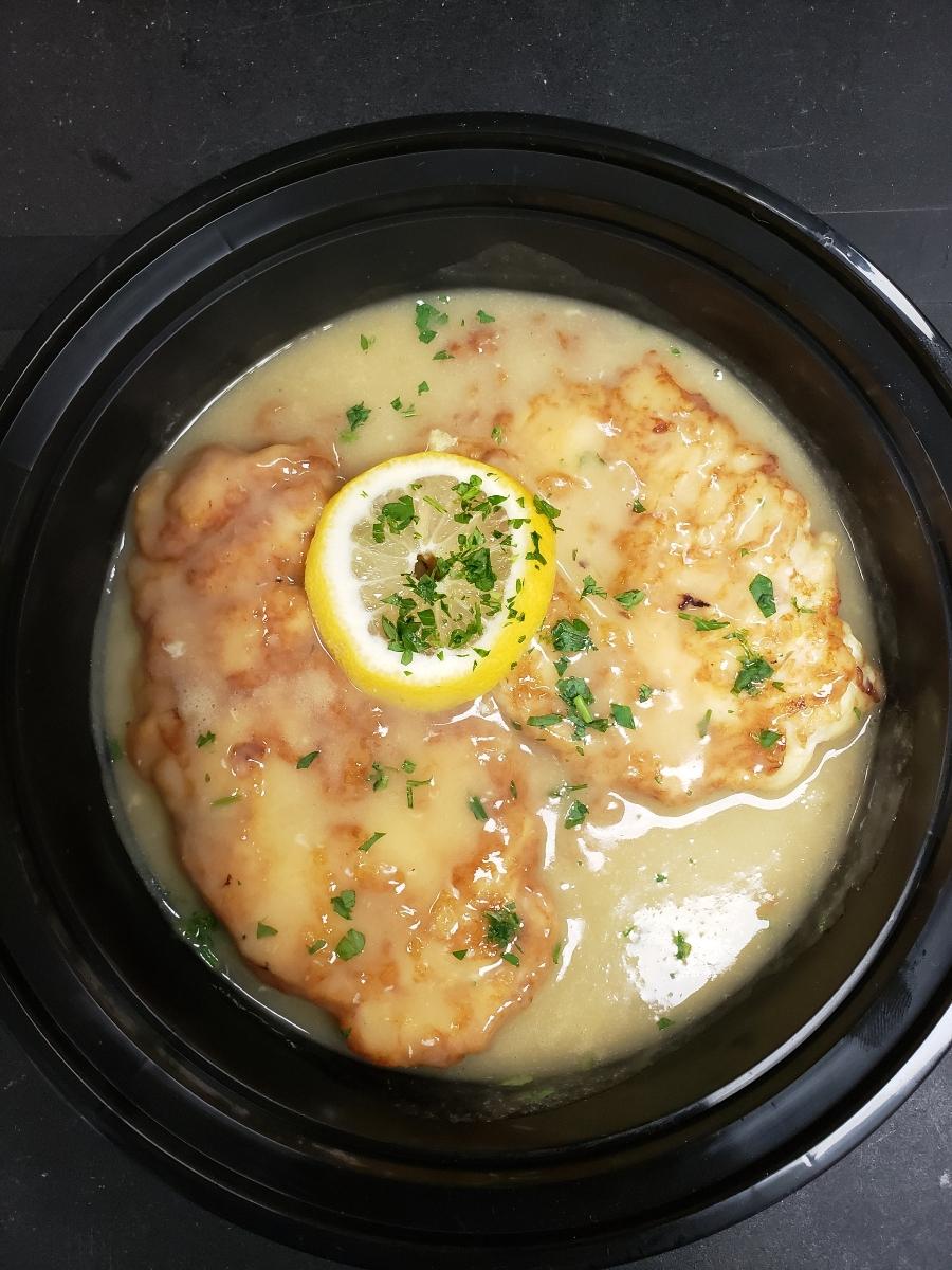 Order Chicken Breast Francese food online from Fresh Basil's store, New York on bringmethat.com