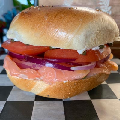 Order The Original Bagel food online from Cafe Peanut store, Jersey City on bringmethat.com