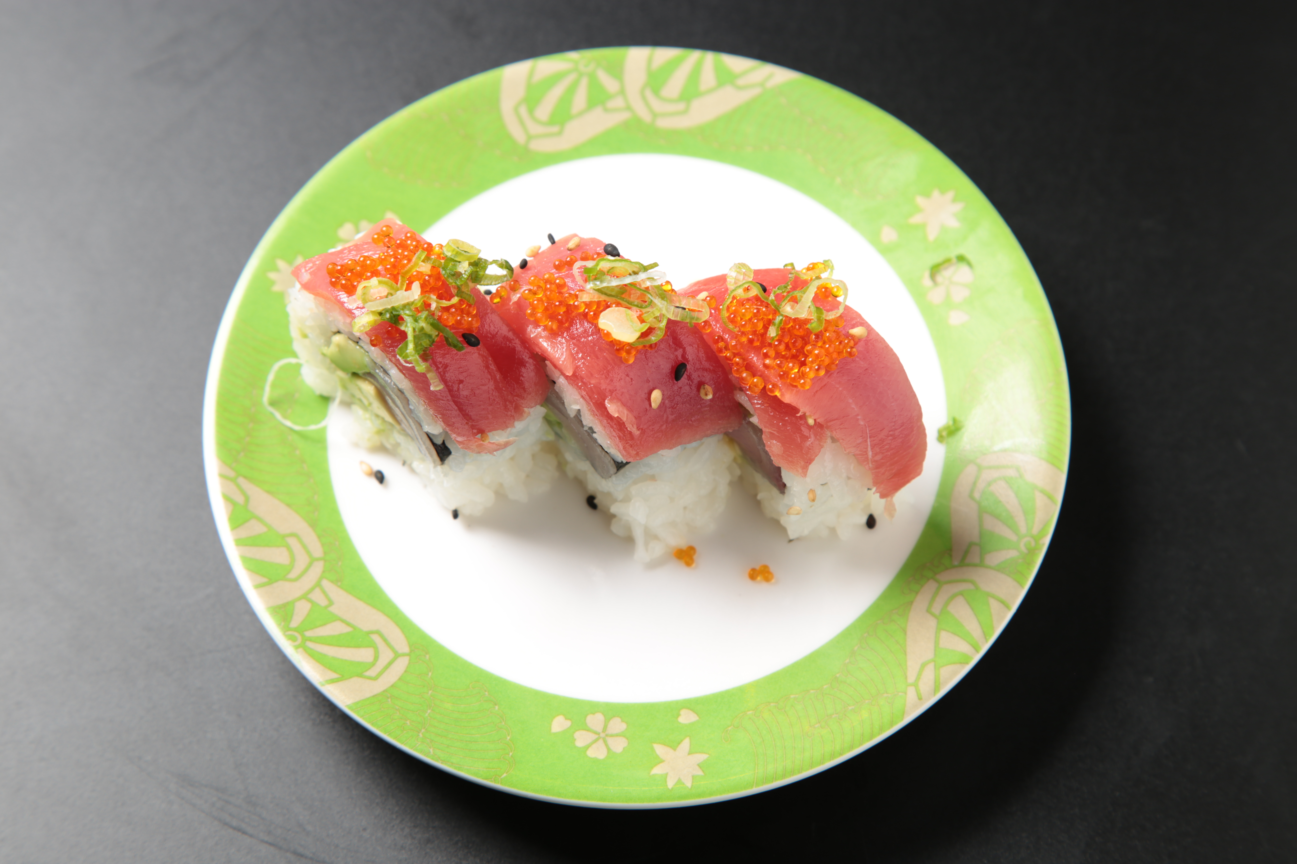 Order Cherry Blossom Roll (9 pcs) food online from Izumi Revolving Sushi store, Daly City on bringmethat.com