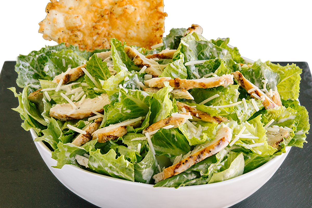 Order Chicken Caesar Salad food online from Pie Five Pizza Co. store, South Brunswick Township on bringmethat.com
