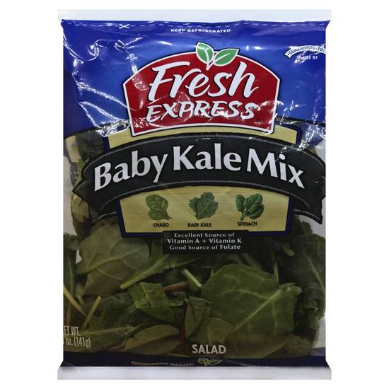 Order Fresh Express · Baby Kale Salad Mix (5 oz) food online from Albertsons Express store, Watauga on bringmethat.com