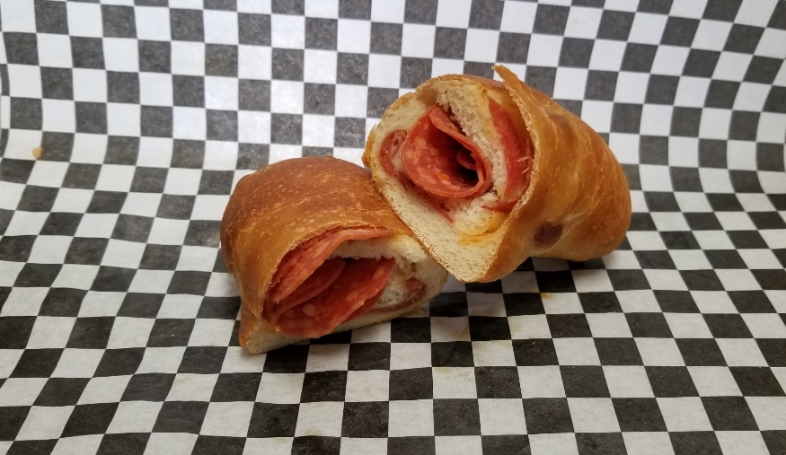 Order Pepperoni Roll food online from The Pretzel Shop store, Pittsburgh on bringmethat.com