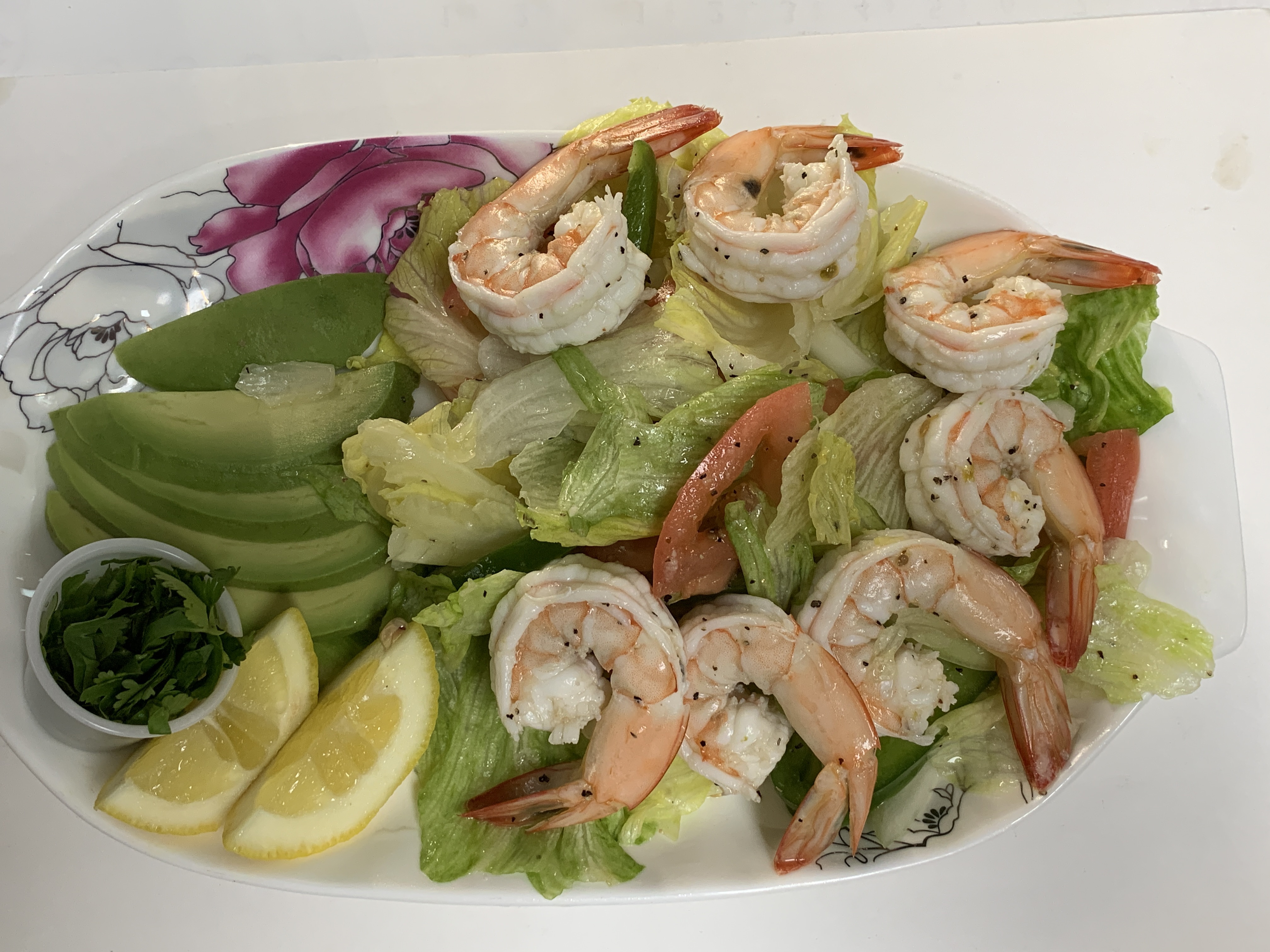 Order 42. Shrimp Avocado Salad food online from Jamaica fish market store, Richmond Hill on bringmethat.com