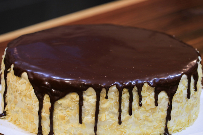 Order Boston Cream Cake food online from Silver Spoon Diner store, Queens on bringmethat.com