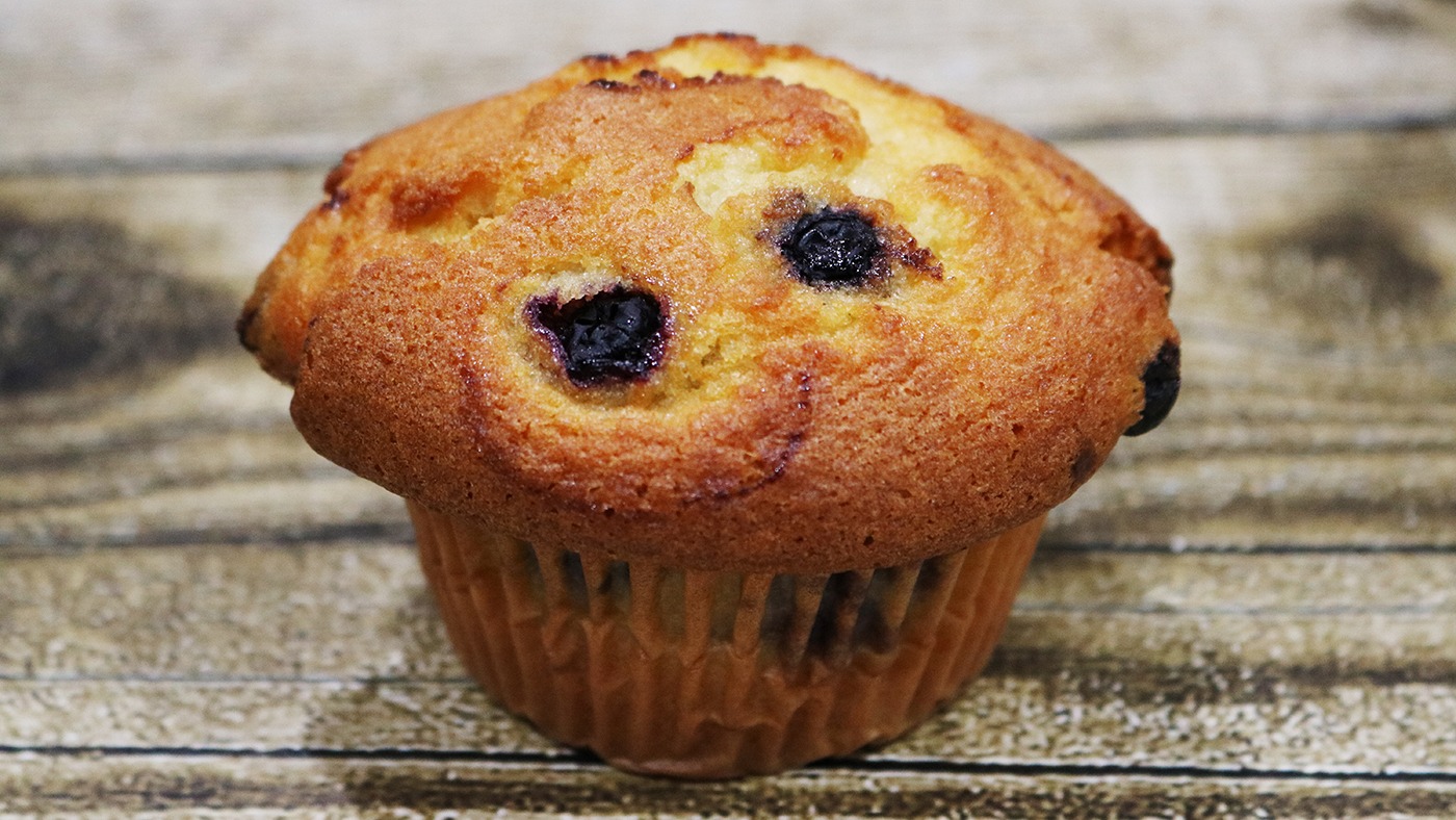 Order Blueberry Muffin food online from The Human Bean store, Lewisville on bringmethat.com