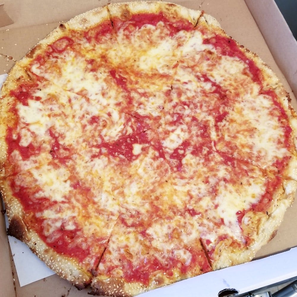 Order Plain Pizza - Pizza food online from Ciccios Pizza store, Brooklyn on bringmethat.com