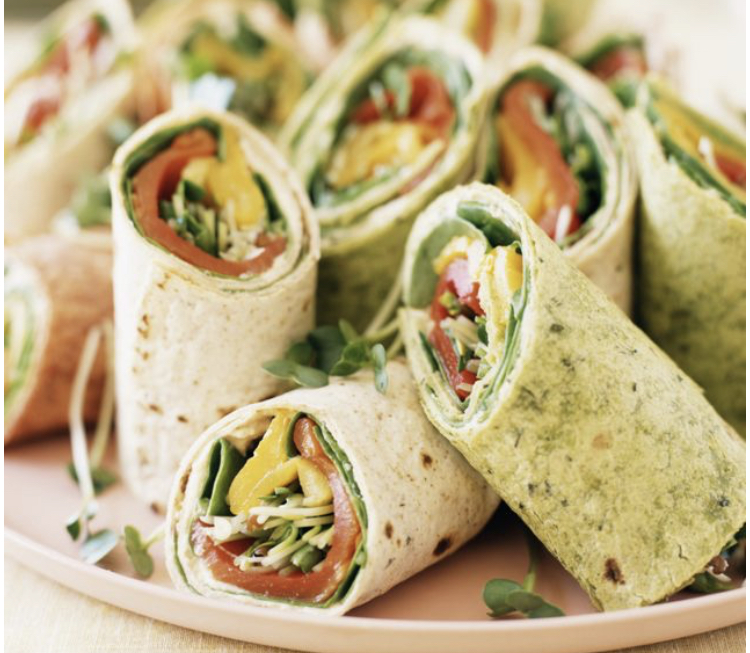 Order The Light Delight Wrap food online from Mediterranean Grill And Bar store, New York on bringmethat.com