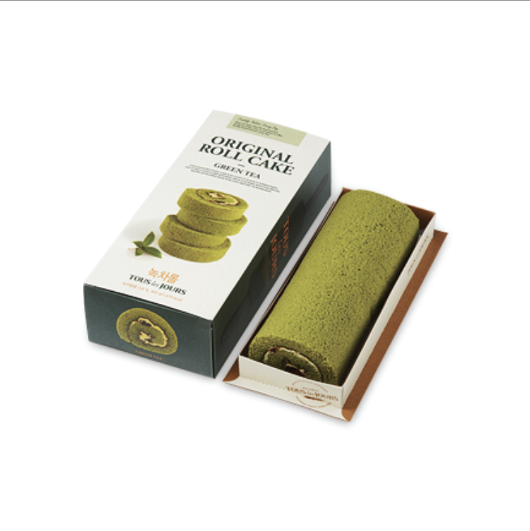 Order Green Tea Roll Cake food online from Tous Les Jours store, Carrollton on bringmethat.com