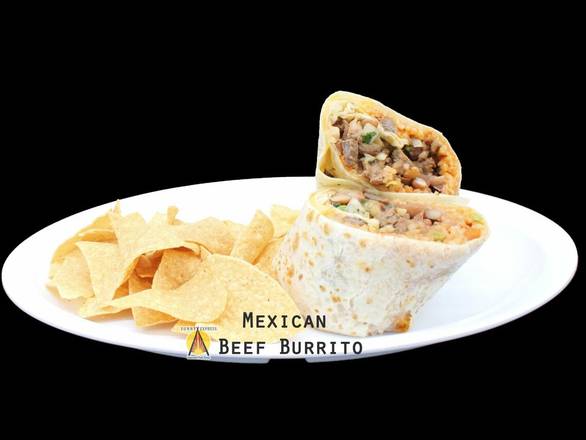 Order Mexican Burrito food online from Sunny Express Gourmet Fast Food store, Compton on bringmethat.com