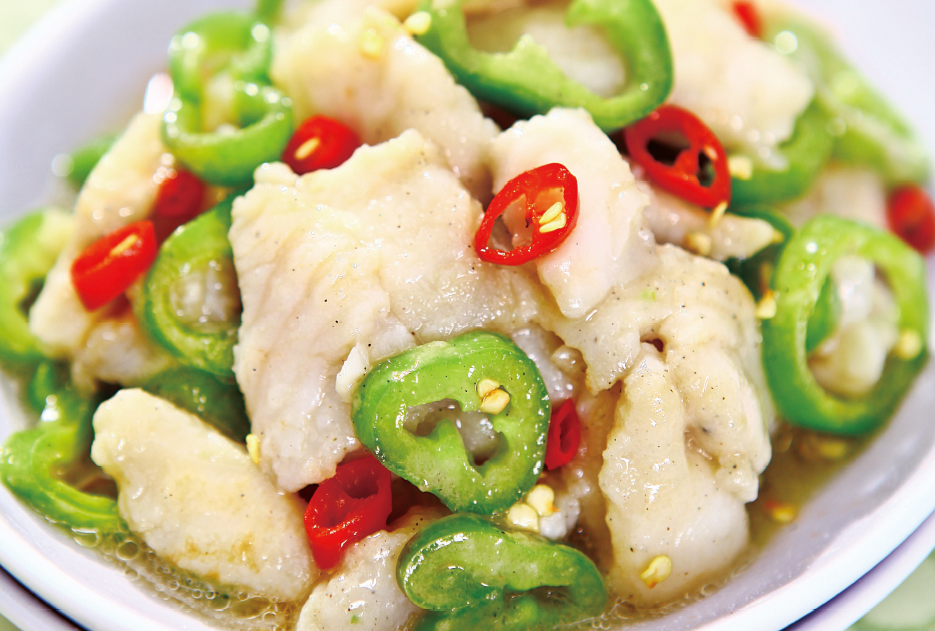 Order Stir Fry Fish with Jalapeno泡椒炒鱼片 food online from Frice store, Riverside on bringmethat.com
