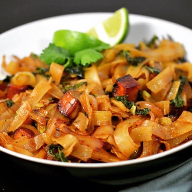 Order (SPICY) Drunken Noodle food online from Zabb Thai Kitchen store, West Nyack on bringmethat.com
