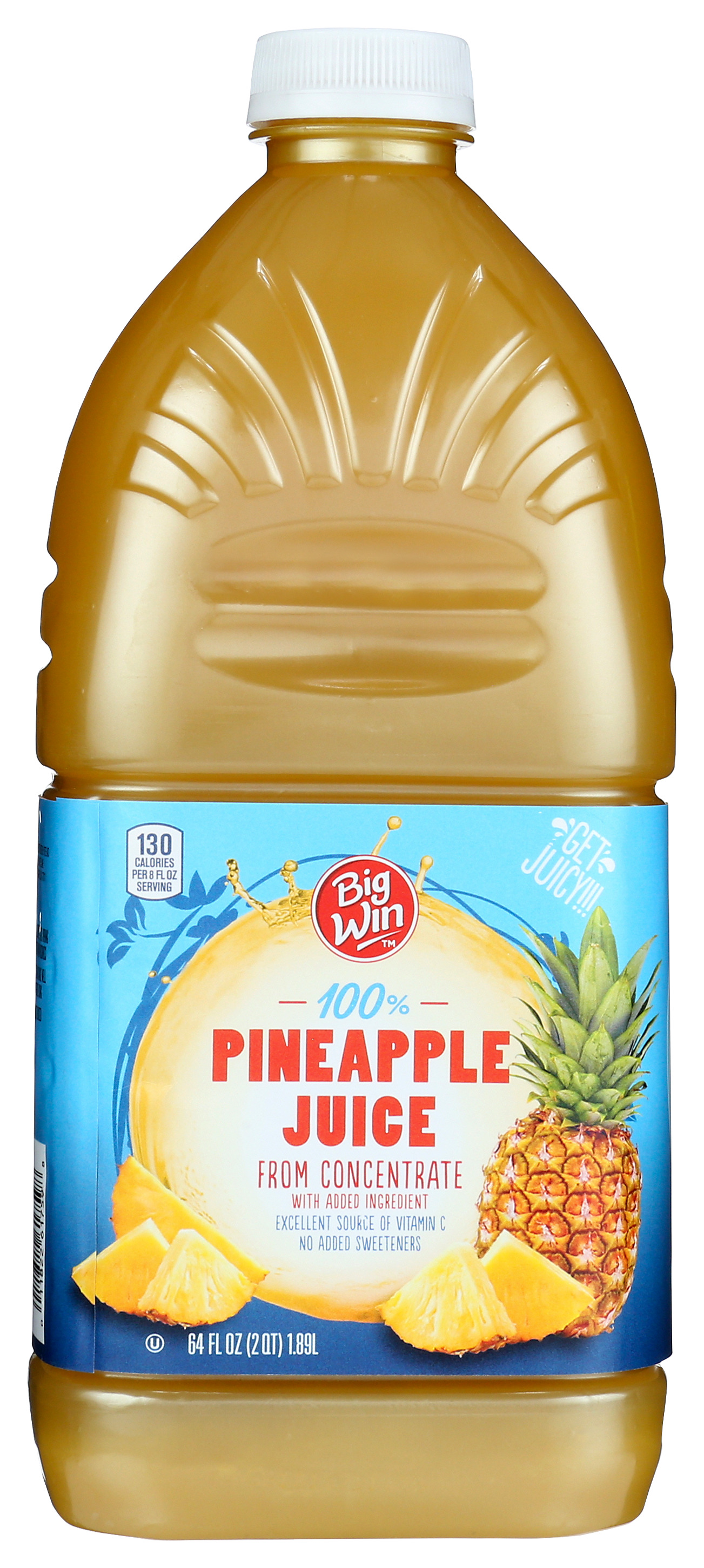 Order Big Win 100% Pineapple Juice - 64 fl oz food online from Rite Aid store, MILLER PLACE on bringmethat.com