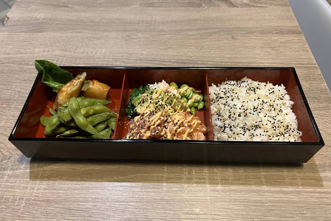 Order Poke Bento Box food online from Iron Sushi store, Coral Gables on bringmethat.com