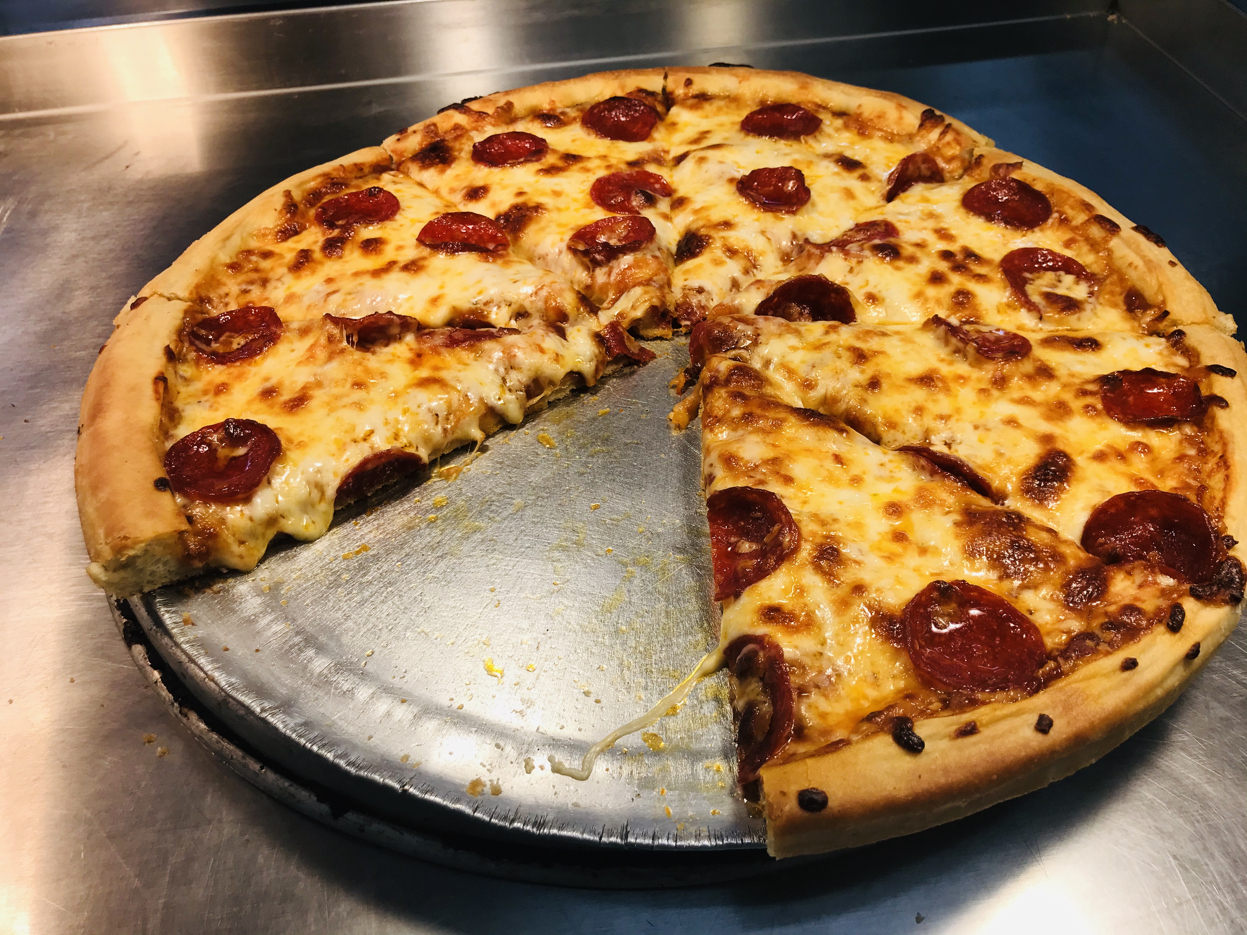 Order Large Cheese Pizza food online from El Deli store, Rochester on bringmethat.com