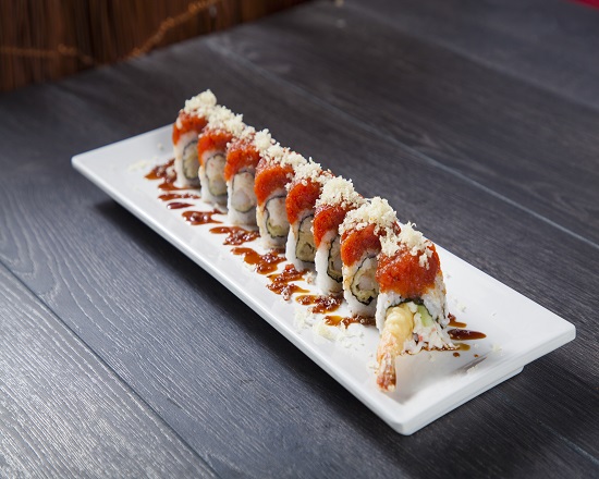 Order TR4 Hot Night Roll 4pcs food online from Ginza Sushi store, Torrance on bringmethat.com
