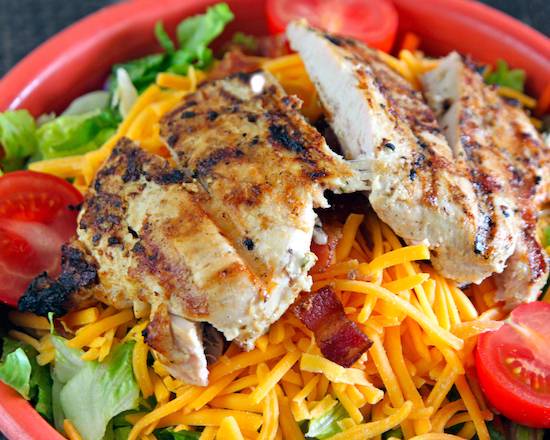 Order House Salad with Grilled Chicken food online from Barnaby Cafe store, Houston on bringmethat.com