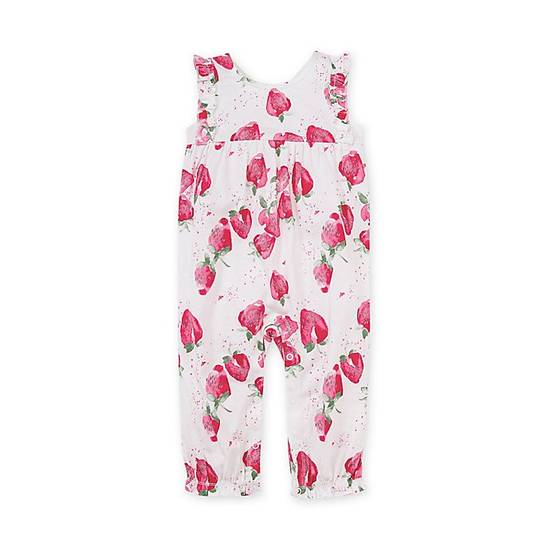 Order Burt's Bees Baby® Size 18M Exploding Strawberry Jumpsuit in Red food online from Bed Bath & Beyond store, Lancaster on bringmethat.com