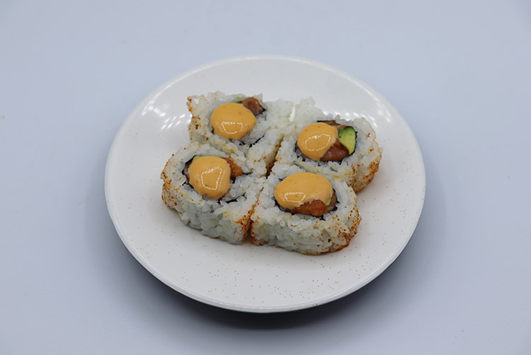 Order Spicy Salmon Roll food online from Sushi Hada store, Portland on bringmethat.com
