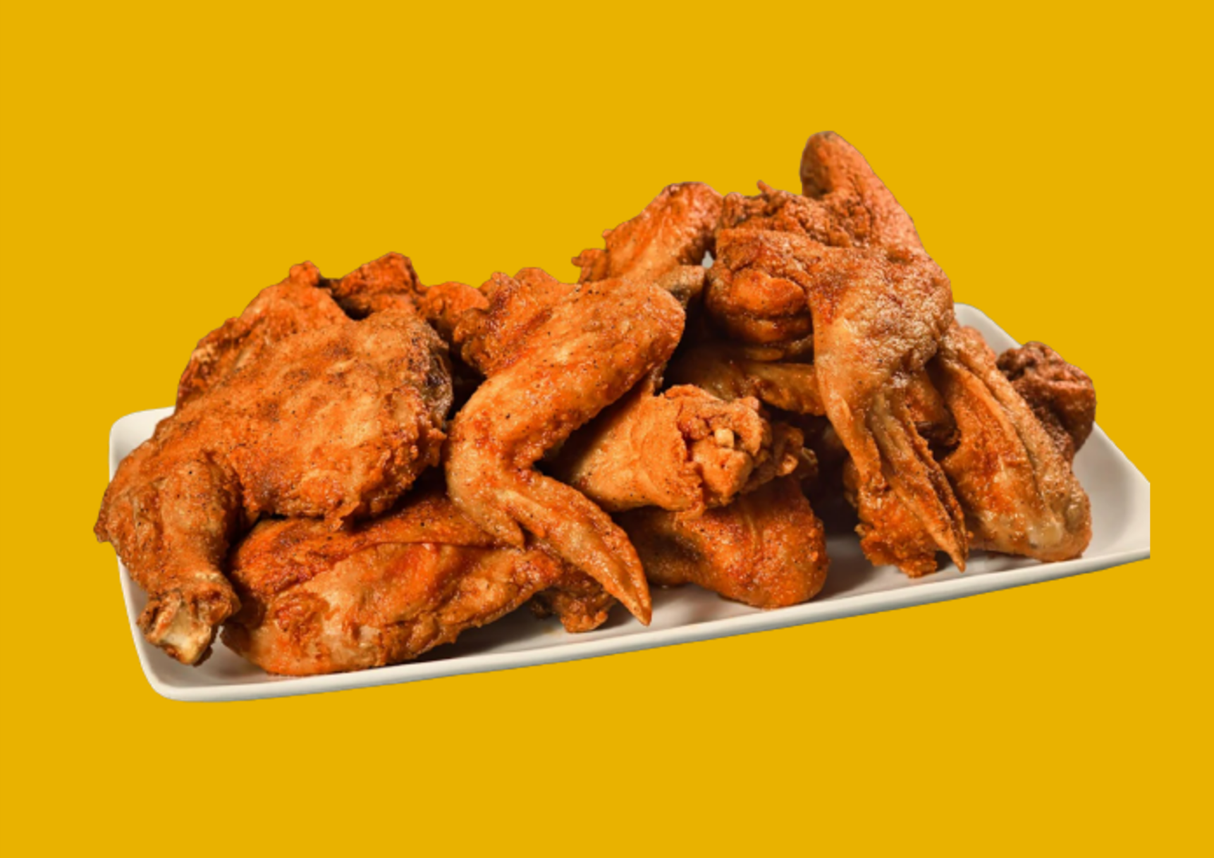 Order Chicken Wings with Fries food online from Baba Famous Steak And Lemonade store, Fort Wayne on bringmethat.com