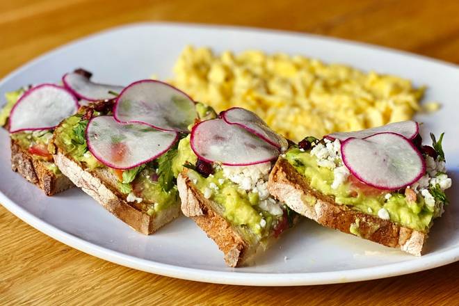 Order Avocado Toast + Eggs food online from Silver store, Bethesda on bringmethat.com