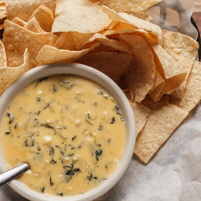 Order Spinach con Queso food online from Big Mike's Sports Bar & Grill store, Denham Springs on bringmethat.com