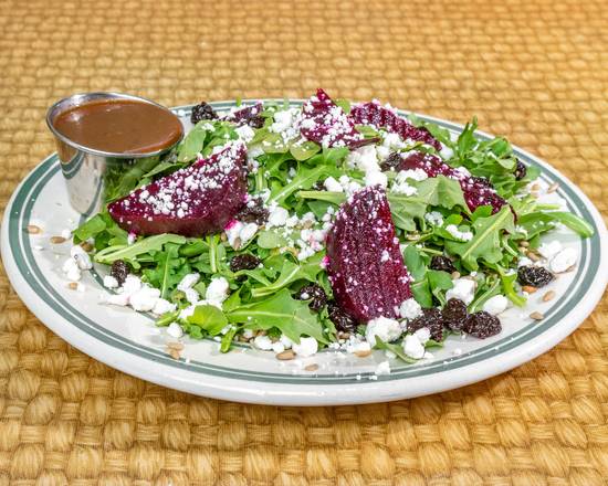 Order Chevre Beet Salad food online from The Freckled Fin store, Holmes Beach on bringmethat.com
