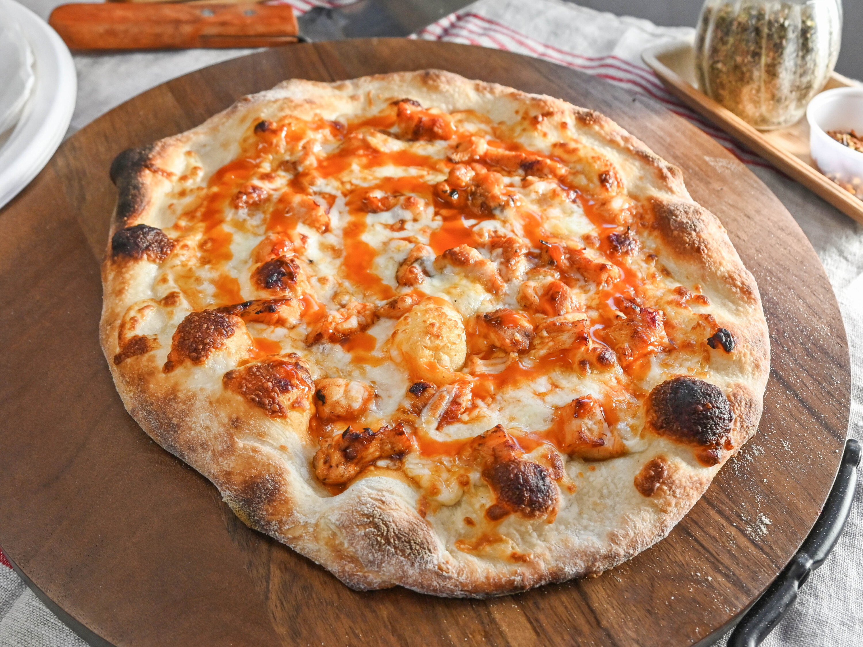 Order Wingless Buffalo Chicken Pizza food online from New Venice Pizza store, Elkins Park on bringmethat.com