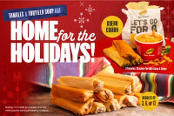 Order 3-pack Tamale food online from Taco Bueno store, Dallas on bringmethat.com