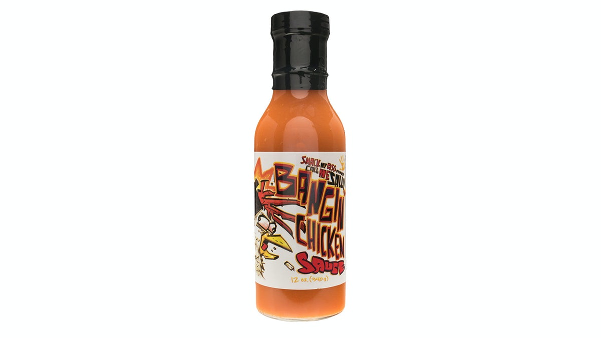 Order Smack My Ass & Call Me Sally Bangin' Chicken Hot Sauce (12 oz) food online from Tijuana Flats store, Valrico on bringmethat.com