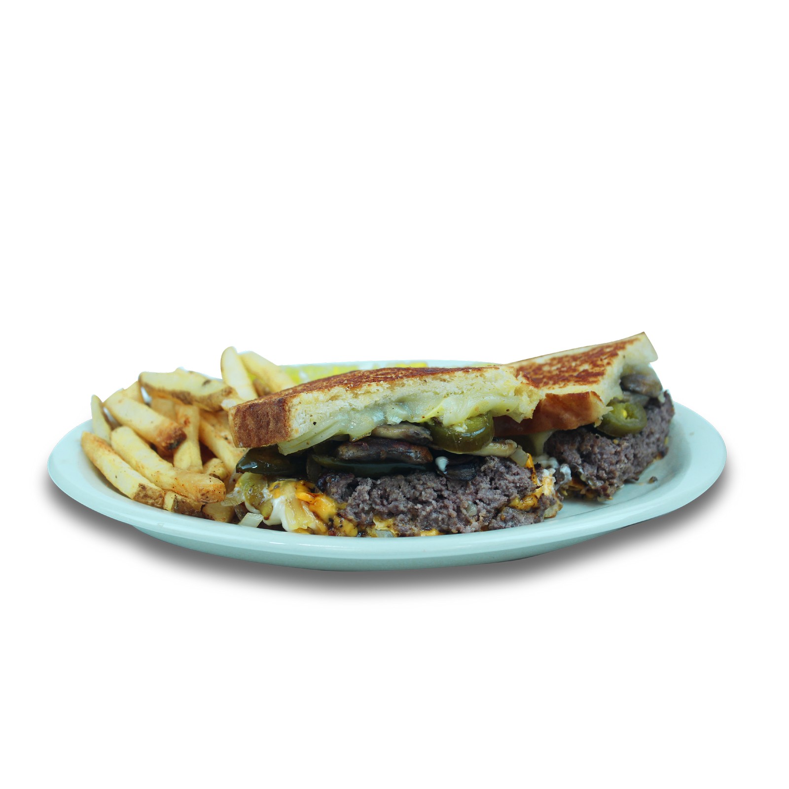 Order Spicy Patty Melt food online from WePancakes store, Midwest City on bringmethat.com