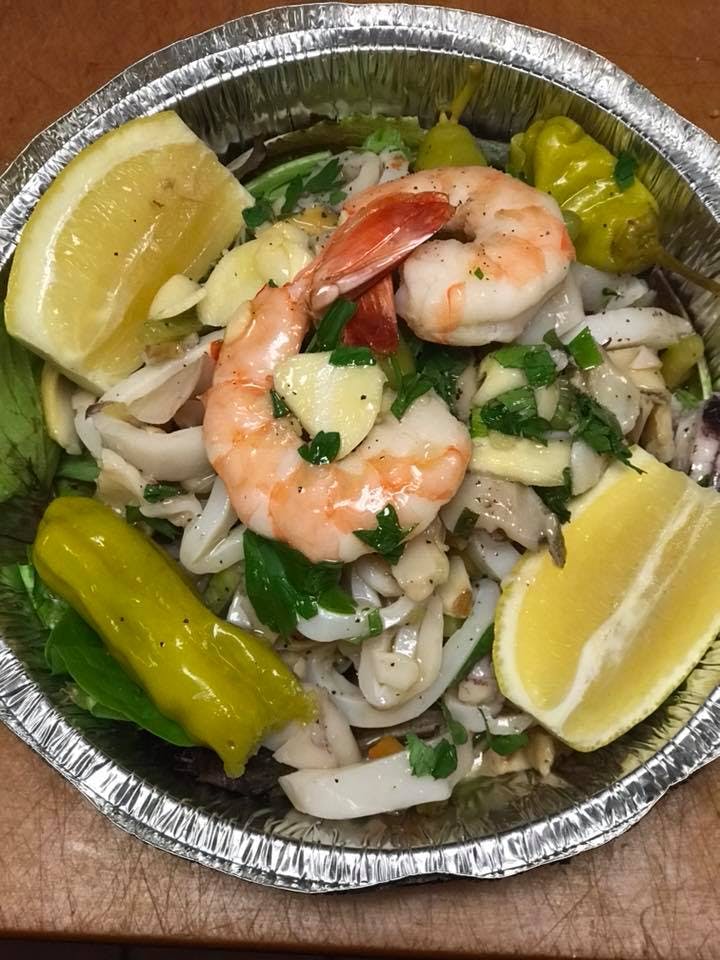 Order Seafood Salad - Salad food online from Enzo Caffe Italia store, Toms River on bringmethat.com