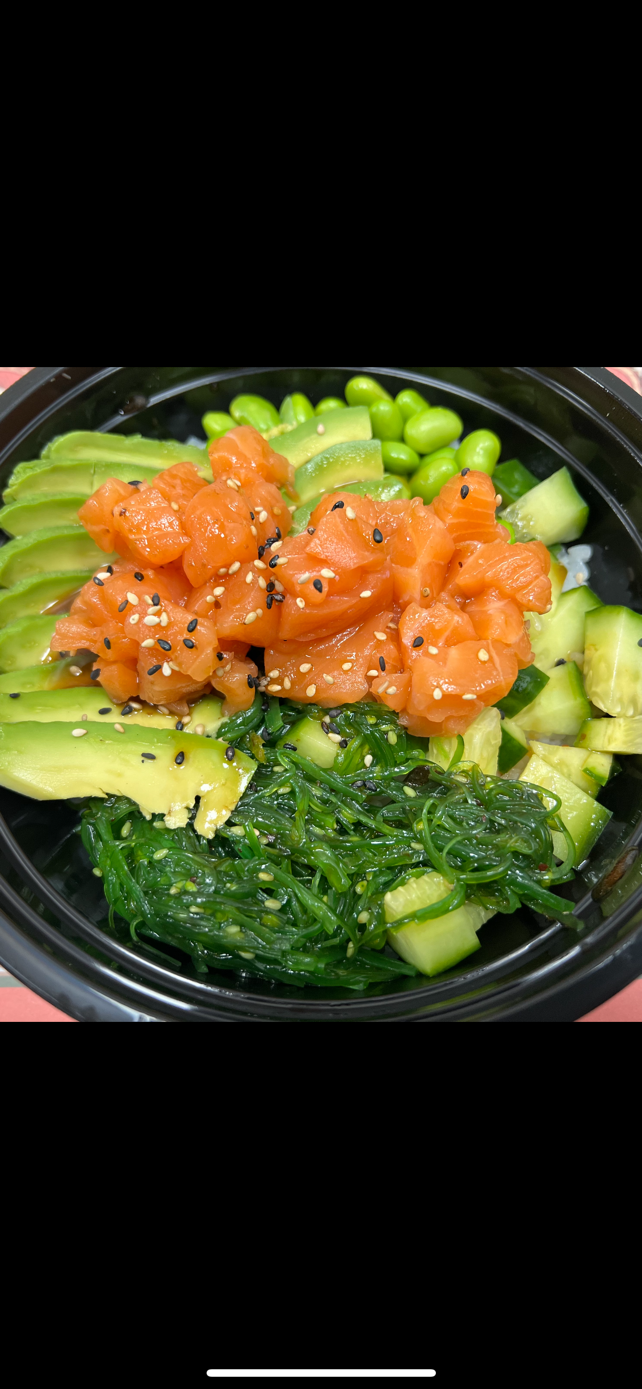 Order Salmon Poke food online from Wok N Roll Asian Cuisine store, Nashua on bringmethat.com