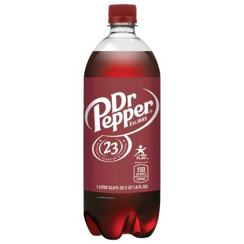 Order Dr Pepper · Soda (1 L) food online from Mesa Liquor store, Mesa on bringmethat.com