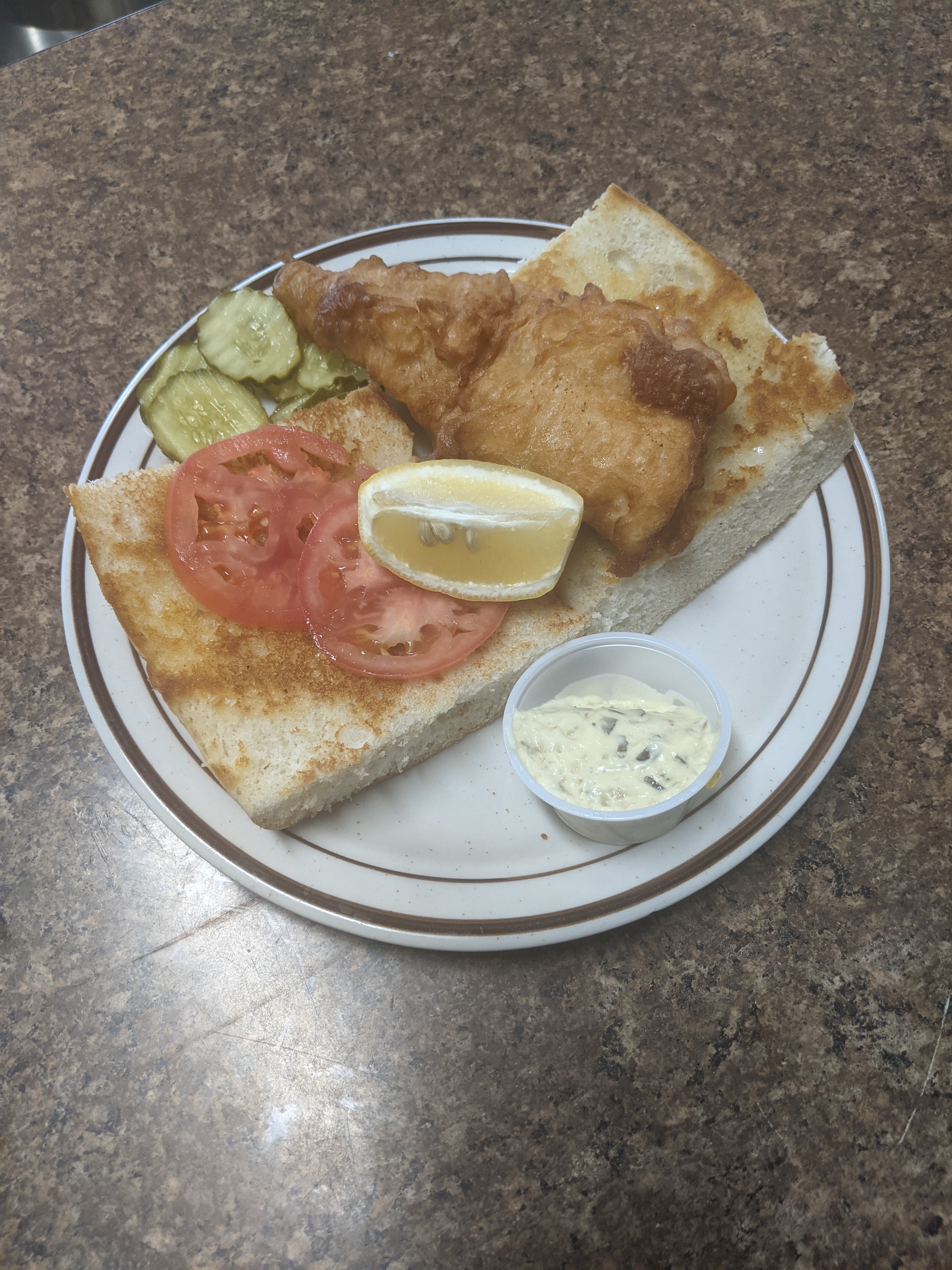 Order Fish Sandwich Special food online from Parkside Diner store, Rochester on bringmethat.com