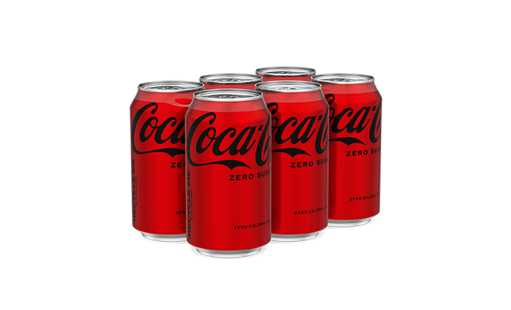 Order 6pk Coke Zero food online from Anthonys Pizza & Pasta store, Highlands Ranch on bringmethat.com