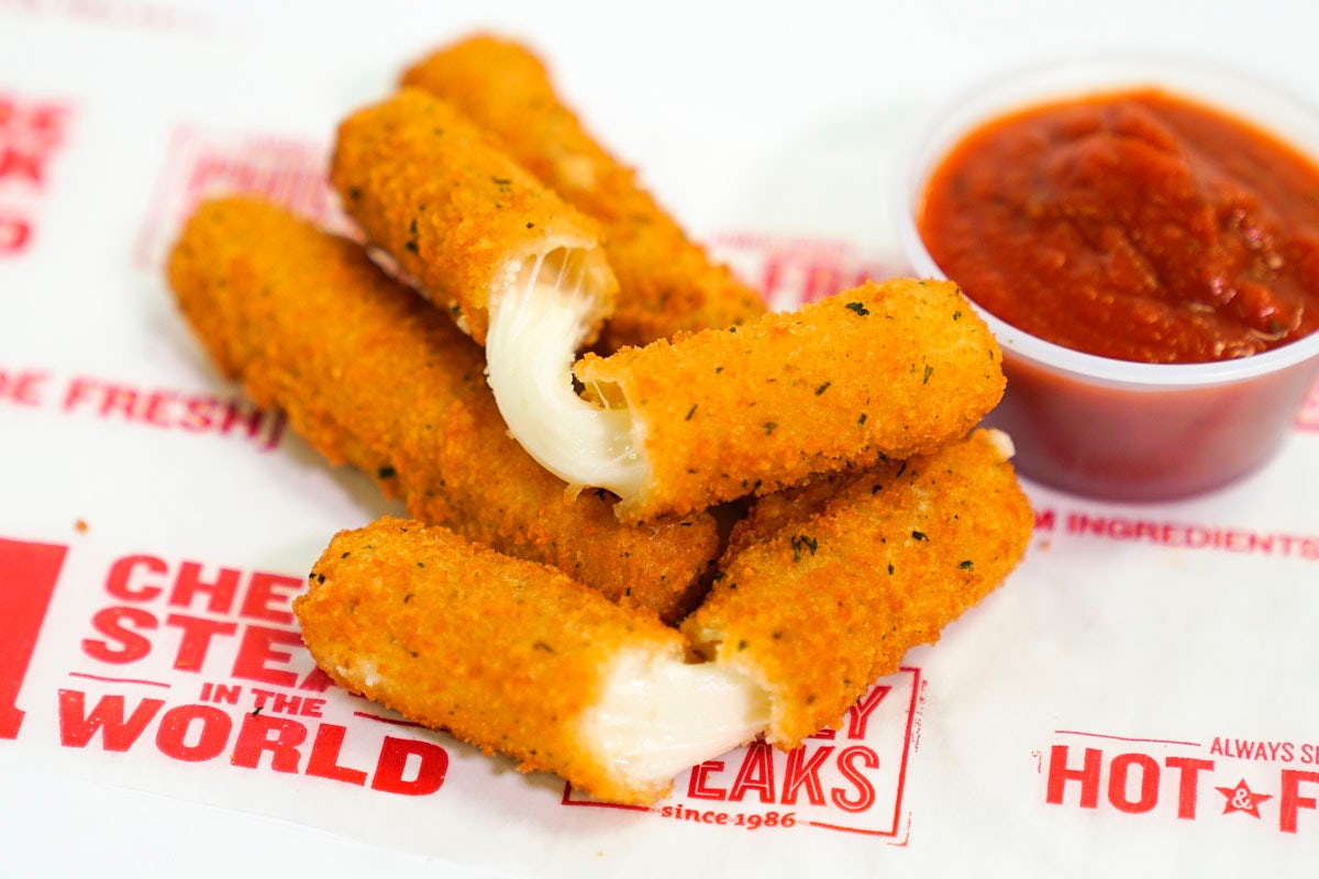 Order MOZZARELLA STICKS food online from Charleys Cheesesteaks store, Bowie on bringmethat.com