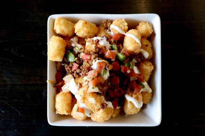Order Taco Style-Tater Tots food online from The Biscuit Bar store, Dallas on bringmethat.com
