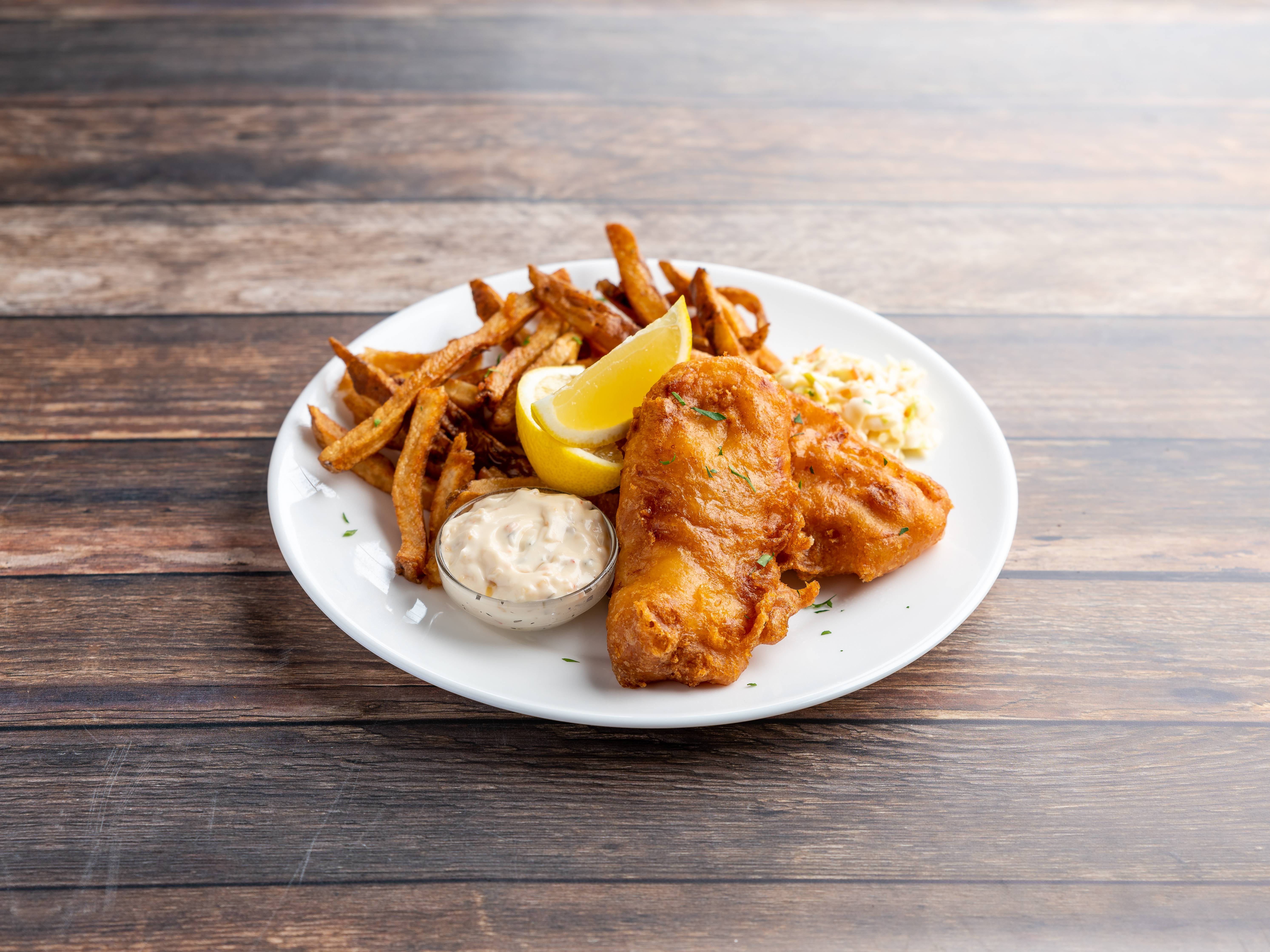 Order Fish and Chips food online from Red Lion Grog House store, Indianapolis on bringmethat.com