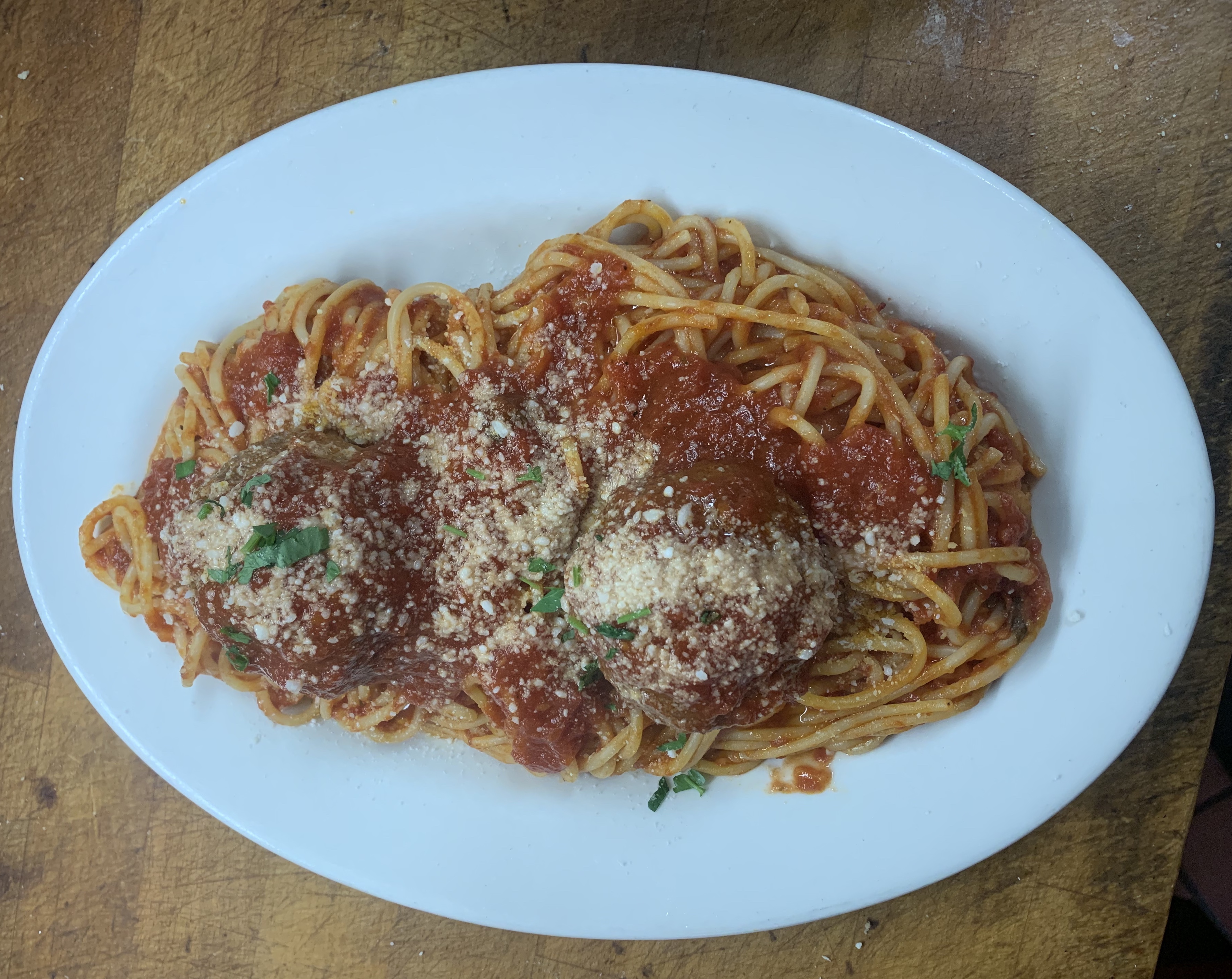 Order Pasta with Meatballs food online from Matese Pizzeria Ristorante & Caterers store, Flushing on bringmethat.com