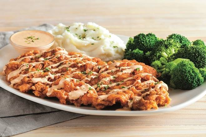 Order Bloomin' Fried Chicken food online from Outback Steakhouse store, Milpitas on bringmethat.com