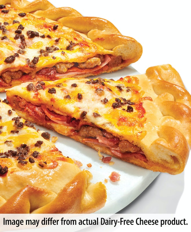 Order Dairy-Free Cheese 5-Meat Stuffed - Baking Required food online from Papa Murphy Pizza store, Cedar Rapids on bringmethat.com