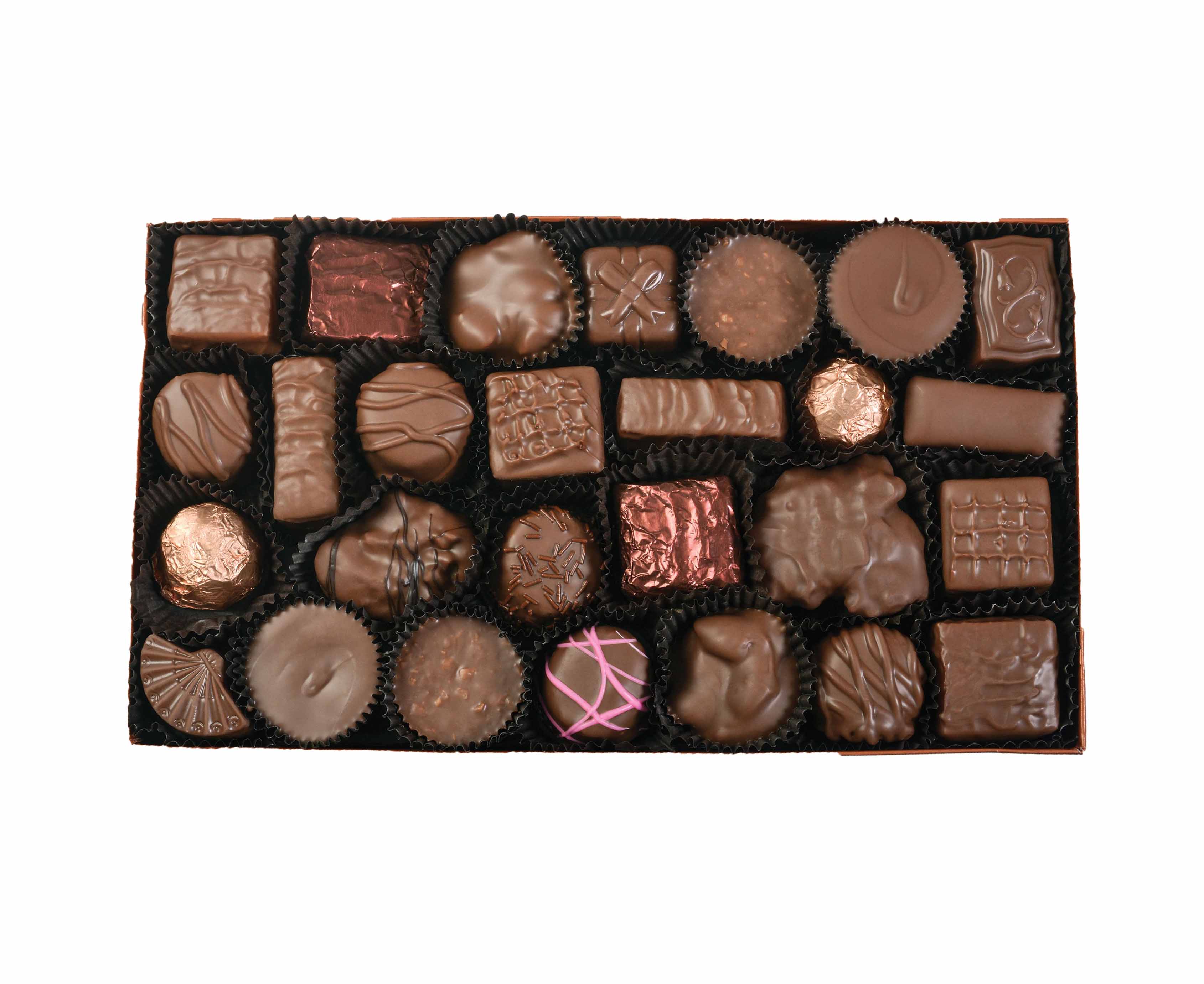 Order 14.5 Oz Milk Chocolate Assorted Gift Box food online from Rocky Mountain Chocolate Factory store, Tempe on bringmethat.com
