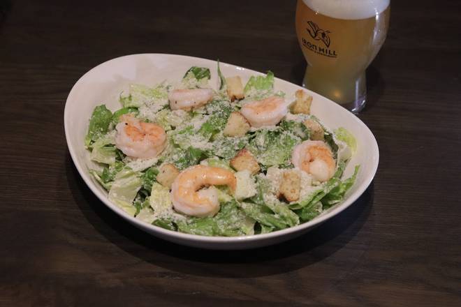 Order Shrimp Caesar Salad food online from Iron Hill Brewery & Restaurant store, Greenville on bringmethat.com
