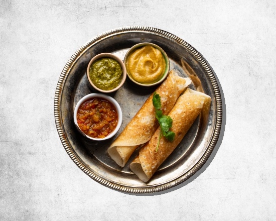 Order  Chicken Dosa food online from Indian Crepe Co. store, Alpharetta on bringmethat.com