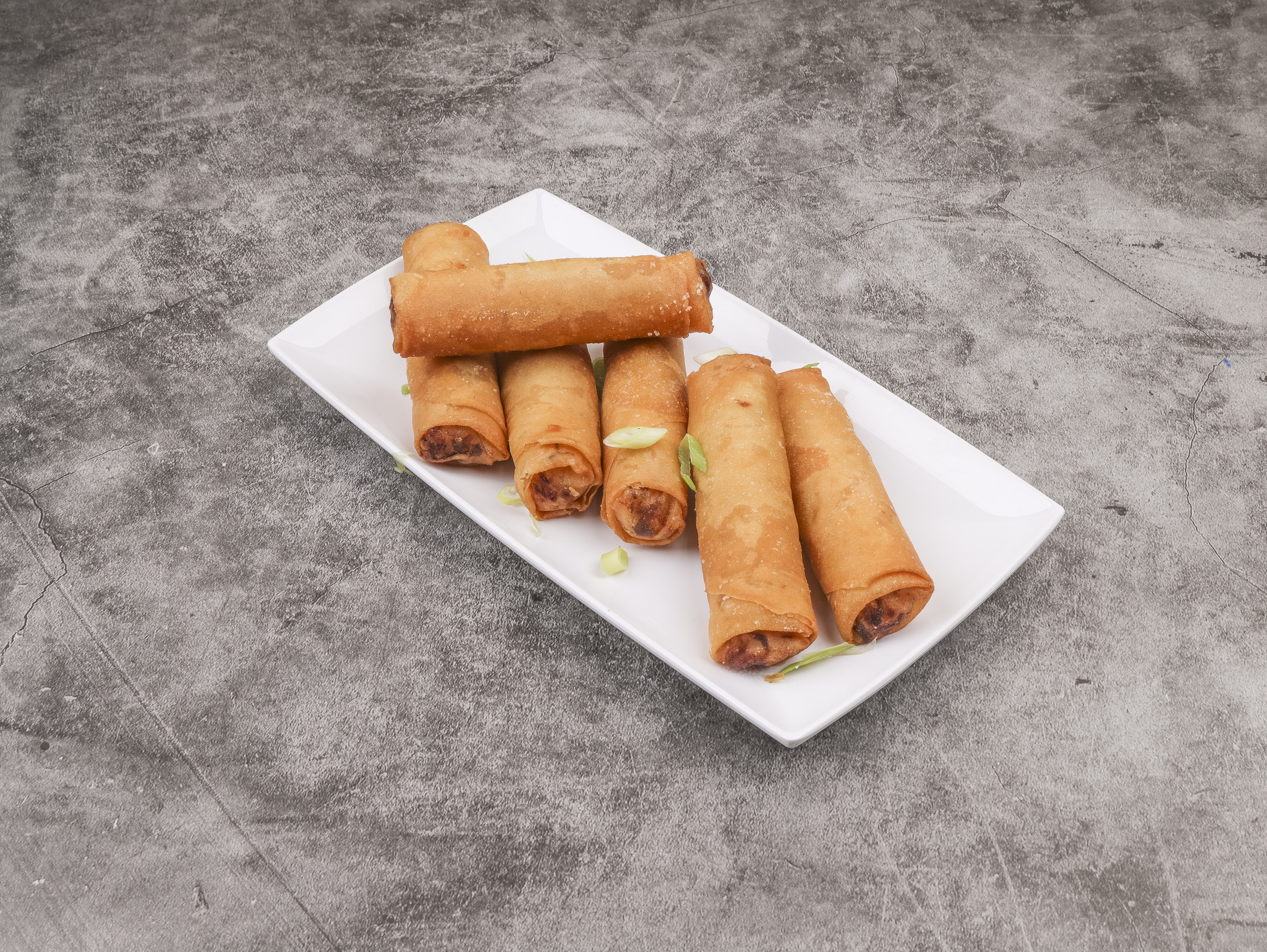 Order 2. Crispy Spring Roll food online from Thai Orchid Restaurant store, Indianapolis on bringmethat.com