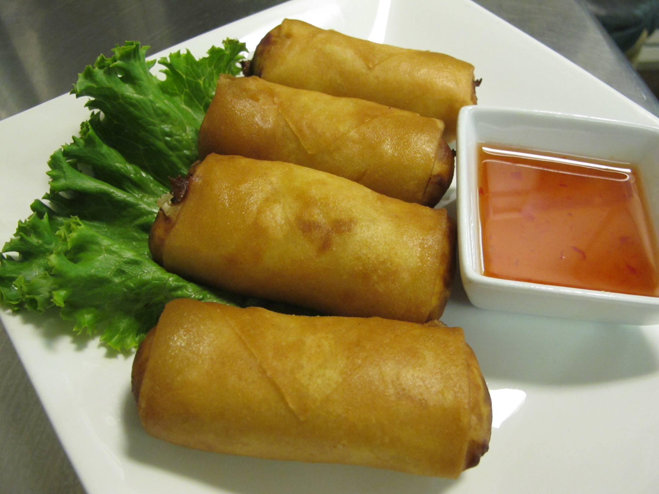 Order 9. Shrimp Rolls food online from Thailand Restaurant store, Modesto on bringmethat.com