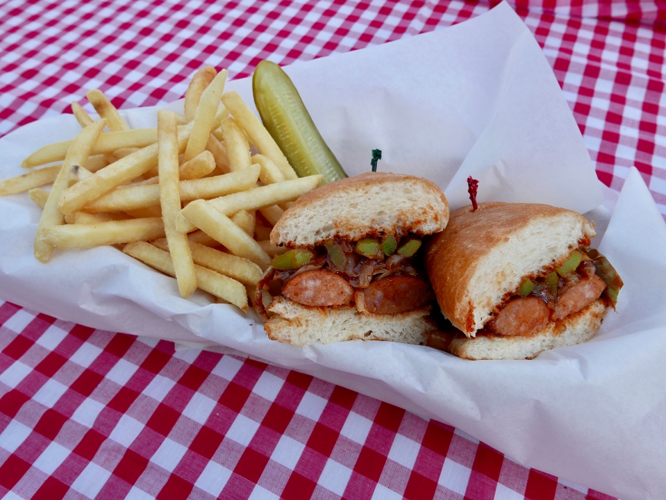 Order Hot Link Sandwich food online from Bigb Barbecue store, Fullerton on bringmethat.com
