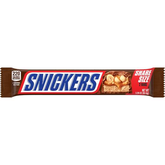 Order SNICKERS NFL Football Super Bowl Share Size Milk Chocolate Candy Bar, 3.29 oz food online from CVS store, DARLINGTON on bringmethat.com